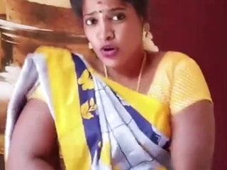 Sexy Tamil whore housewife dances