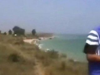 Indian Couple At The Beach